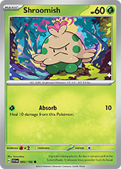 Shroomish Scarlet & Violet Card List