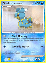 Shellos East Sea Secret Wonders Pokemon Card