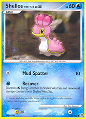 Shellos West Sea Secret Wonders Pokemon Card