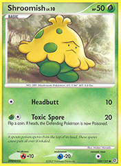 Shroomish Secret Wonders Pokemon Card