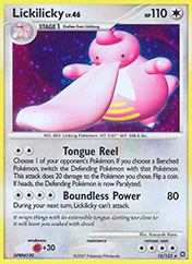 Lickilicky Secret Wonders Card List