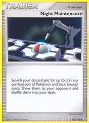 Night Maintenance Secret Wonders Pokemon Card