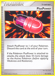 PlusPower Secret Wonders Pokemon Card
