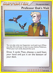Professor Oak's Visit Secret Wonders Pokemon Card