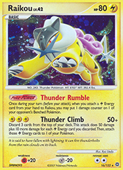 Raikou Secret Wonders Card List