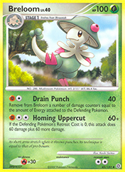 Breloom Secret Wonders Pokemon Card