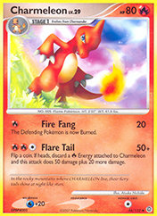 Charmeleon Secret Wonders Pokemon Card