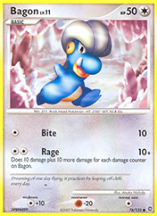 Bagon Secret Wonders Pokemon Card