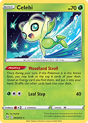 Celebi Shining Fates Card List