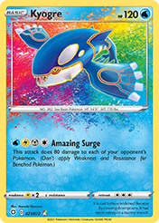 Kyogre Shining Fates Pokemon Card