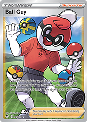 Ball Guy Shining Fates Pokemon Card