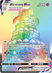 Alcremie VMAX Shining Fates Pokemon Card