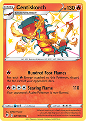 Centiskorch Shining Fates Pokemon Card
