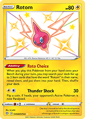 Rotom Shining Fates Pokemon Card