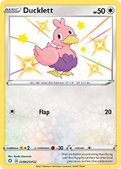 Ducklett Shining Fates Pokemon Card