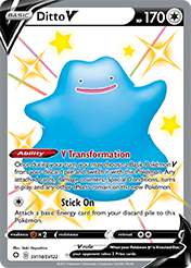 Ditto V Shining Fates Pokemon Card
