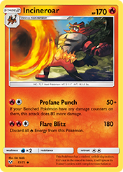 Incineroar Shining Legends Card List