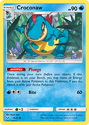 Croconaw Shining Legends Card List