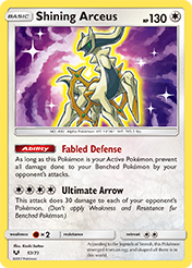 Shining Arceus Shining Legends Pokemon Card