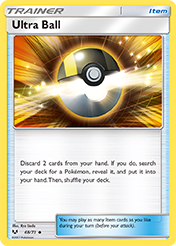 Ultra Ball Shining Legends Pokemon Card