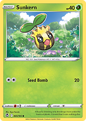 Sunkern Silver Tempest Pokemon Card