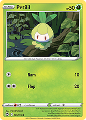 Petilil Silver Tempest Pokemon Card