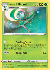 Hisuian Lilligant Silver Tempest Pokemon Card