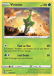 Virizion Silver Tempest Card List