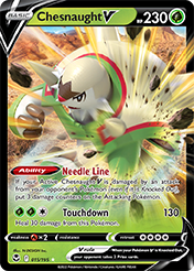 Chesnaught V Silver Tempest Card List