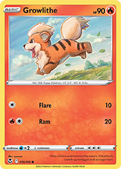 Growlithe Silver Tempest Card List