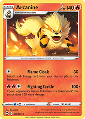 Arcanine Silver Tempest Pokemon Card