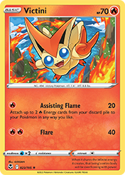 Victini Silver Tempest Pokemon Card