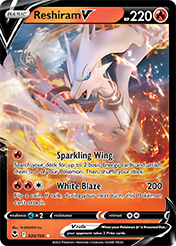 Card image - Reshiram V - 24 from Silver Tempest