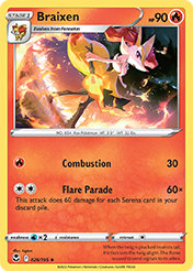 Card image - Braixen - 26 from Silver Tempest
