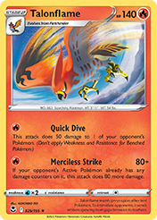 Talonflame Silver Tempest Pokemon Card