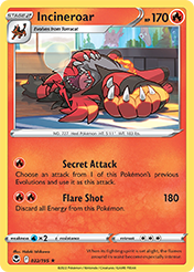 Incineroar Silver Tempest Pokemon Card