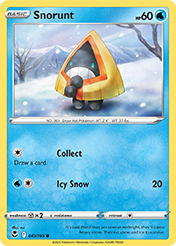 Snorunt Silver Tempest Pokemon Card