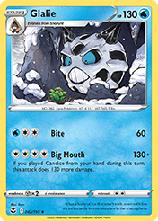 Glalie Silver Tempest Pokemon Card