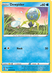 Dewpider Silver Tempest Pokemon Card