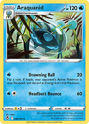 Aranquid Silver Tempest Pokemon Card