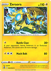Zeraora Silver Tempest Pokemon Card