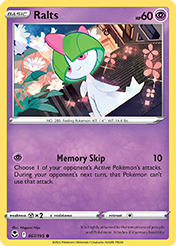 Ralts Silver Tempest Pokemon Card