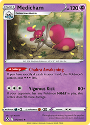 Card image - Medicham - 73 from Silver Tempest