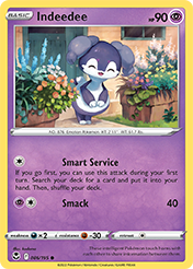 Card image - Indeedee - 86 from Silver Tempest