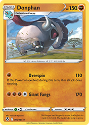 Donphan Silver Tempest Pokemon Card