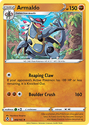 Armaldo Silver Tempest Pokemon Card