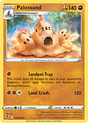 Palossand Silver Tempest Pokemon Card