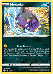Morpeko Silver Tempest Pokemon Card