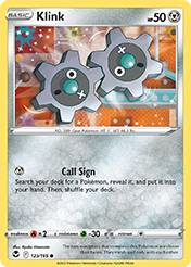 Klink Silver Tempest Pokemon Card