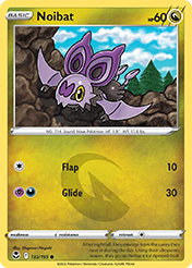 Noibat Silver Tempest Pokemon Card